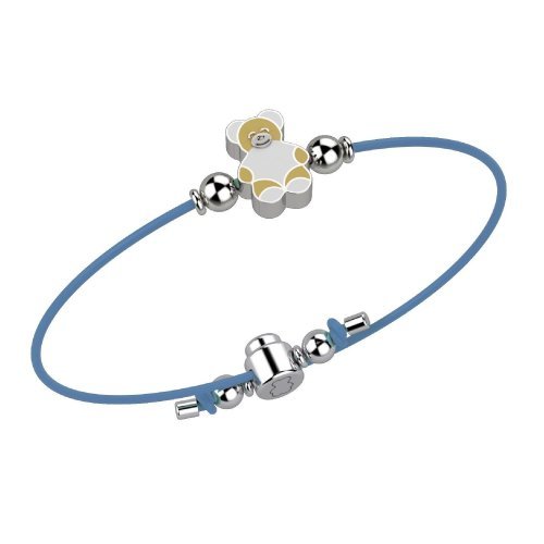 Nanán Bracciale Azzurro Orso Ag 925