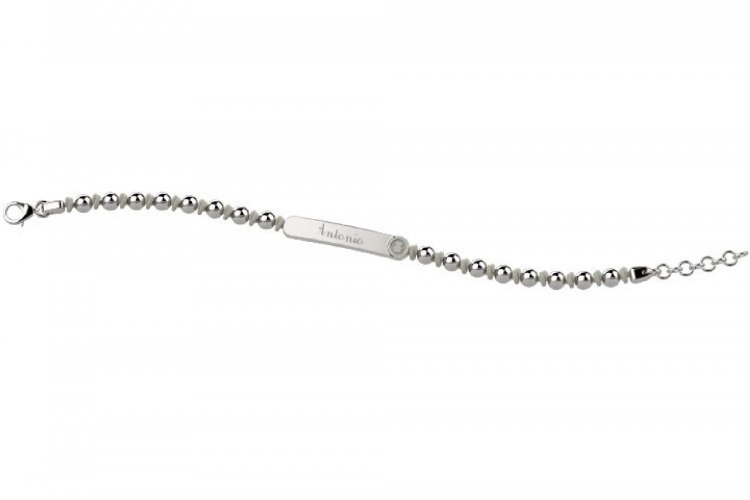 Nanán Bracciale Bolas Targhetta Arg 925