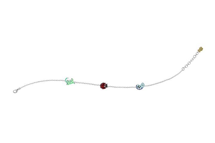 Nanán Bracciale Natura Argento