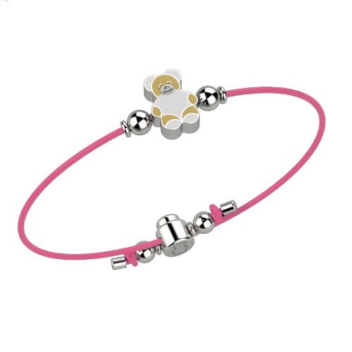 Nanán Bracciale Rosa Orso Ag 925