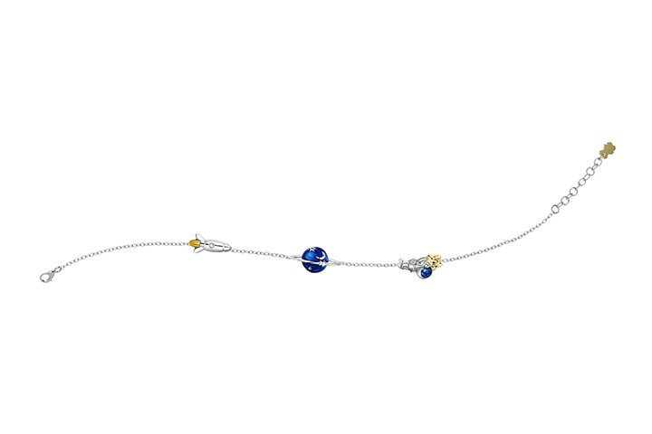 Nanán Bracciale Spazio Argento