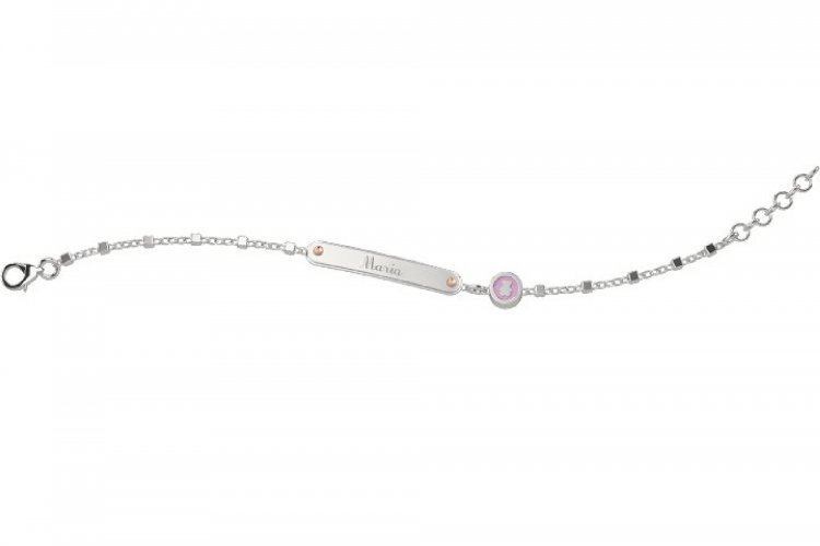Nanán Bracciale Targhetta BimBo Arg 925