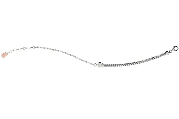 Nanán Bracciale Tennis Bimbo Arg 925 Bianco