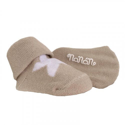 Nanán Calzini Con Stella Beige