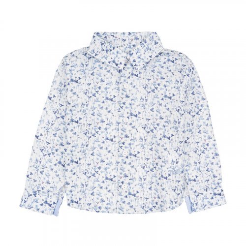 Nanán Camicia blu a fiori