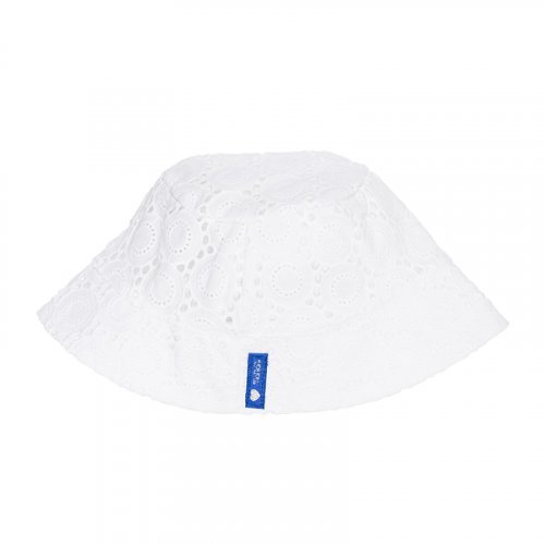 Nanán Cappello in sangallo bianco