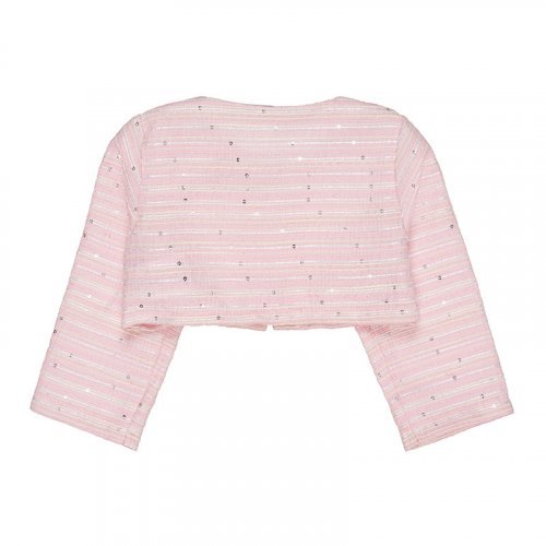 Nanán Cardigan Rosa Con Rosa