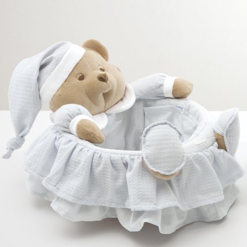 Nanán Cesto portaoggetti grande Puccio azzurro