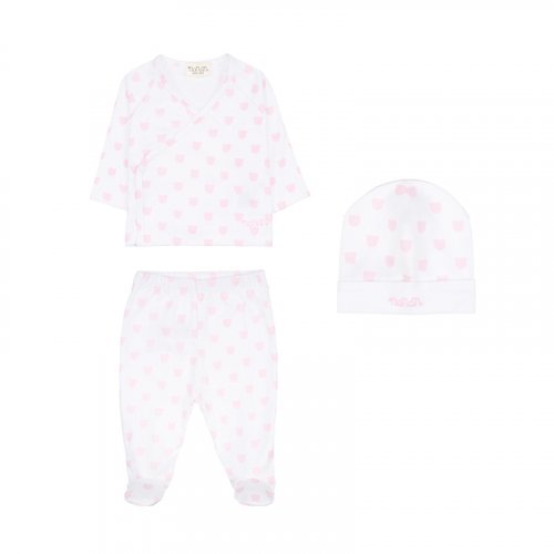 Nanán Confezione Regalo Rosa Con Tutina + Berretta