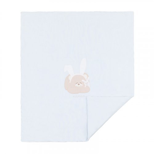 Nanán Coperta Orsetto Azzurra