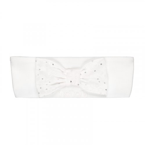Nanán Fascia Bianca Con Fiocco