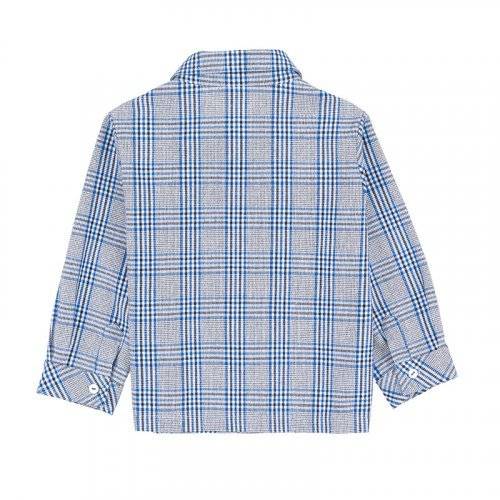 Nanán Giacca/camicia Scozzese Blu
