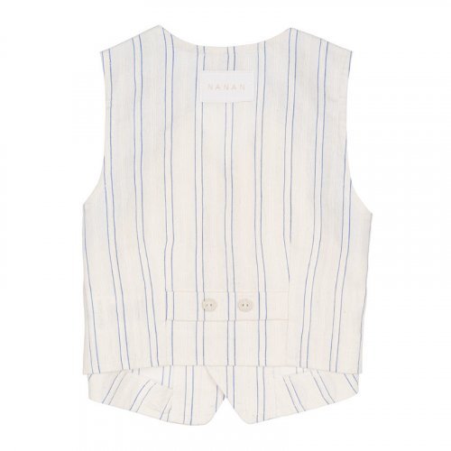 Nanán Gilet Panna A Righe