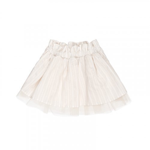 Nanán Gonna a righe panna