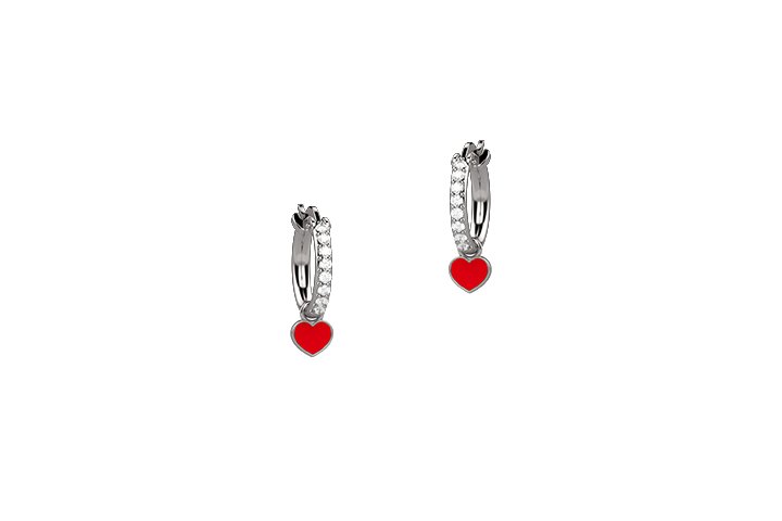 Nanán Orecchino Cerchio Zirconi Arg 925