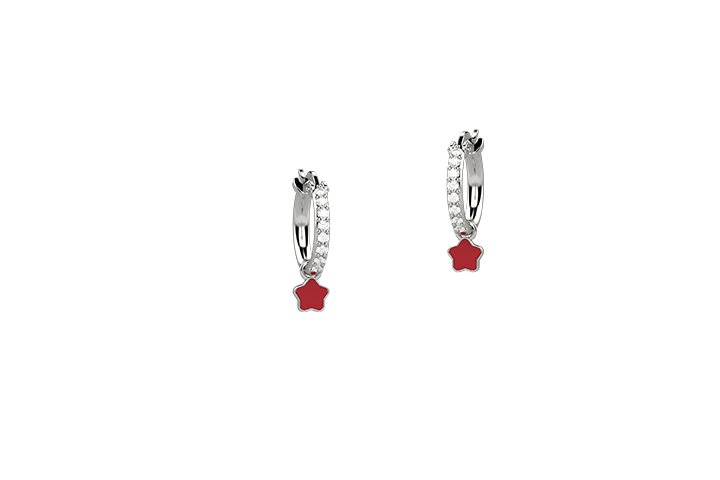 Nanán Orecchino Cerchio Zirconi Arg 925