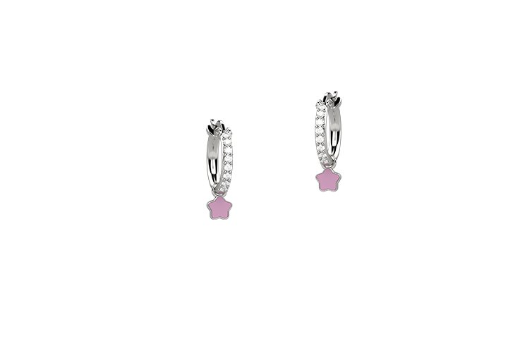 Nanán Orecchino Cerchio Zirconi Arg 925