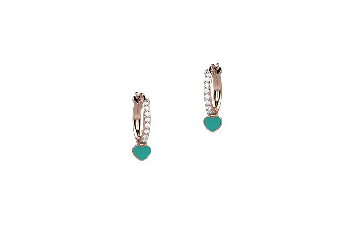 Nanán Orecchino Cerchio Zirconi Arg 925