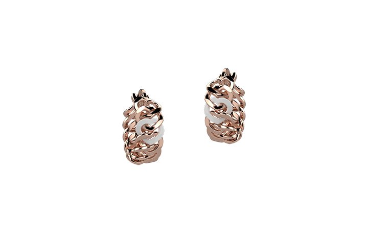 Nanán Orecchino Groumette Con Cuore Arg 925