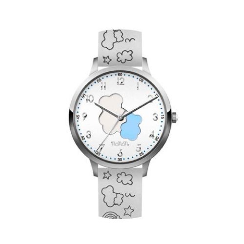 Nanán Orologio bambino bianco quadrante silver