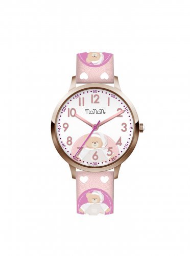 Nanán Orologio bambino Tato rosa