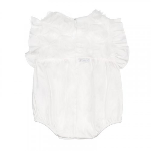 Nanán Pagliaccetto Bianco Con Rose