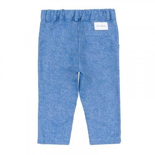 Nanán Pantalone Classico Azzurro