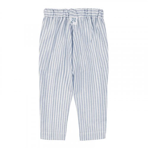 Nanán Pantalone Rigato Azzurro