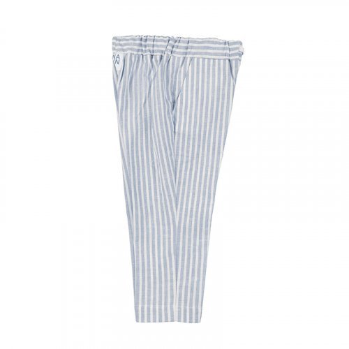 Nanán Pantalone Rigato Azzurro