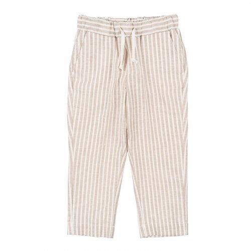Nanán Pantalone Rigato Beige