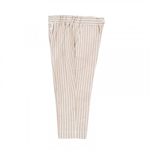 Nanán Pantalone Rigato Beige