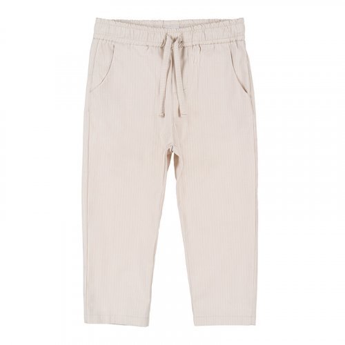 Nanán Pantalone Rigato Beige