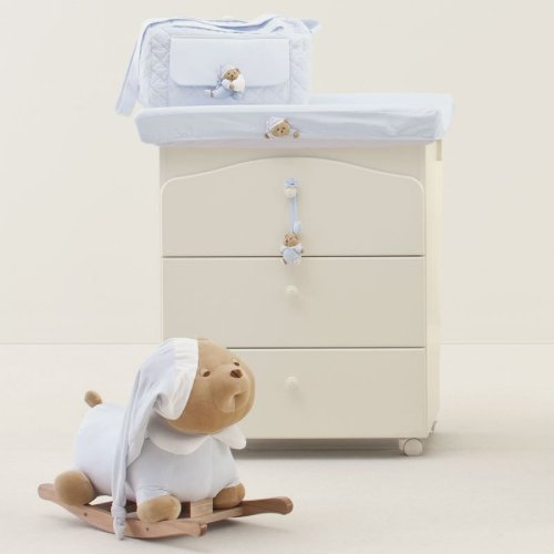 Nanán Puccio Coprifasciatoio Cotone Azzurro