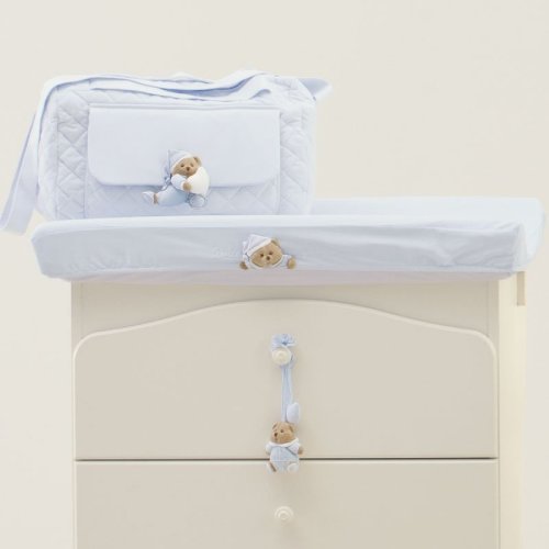 Nanán Puccio Coprifasciatoio Cotone Azzurro