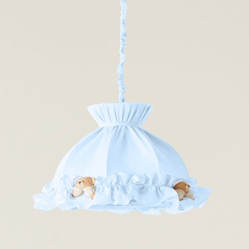 Nanán Puccio Lampadario Cupola Azzurro