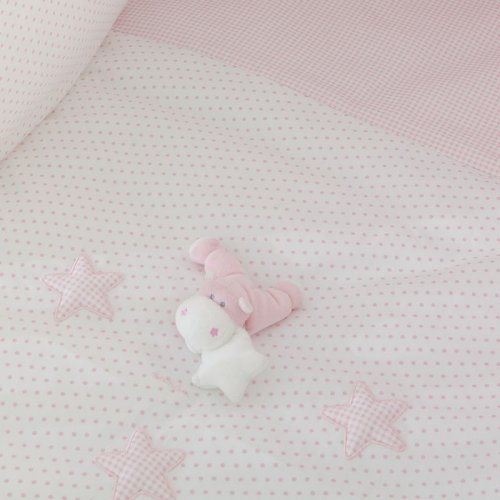 Nanán Set Piumone E Paracolpi 4pz Bombo Rosa