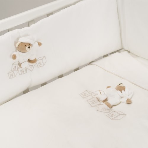 Nanán Set Piumone Mini Me 4pz Dadini Tato Bianco