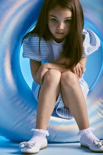 Nanán Shorts A Righe Azzurri