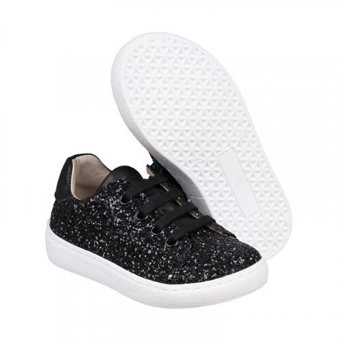 Nanán Sneakers Glitter Nere