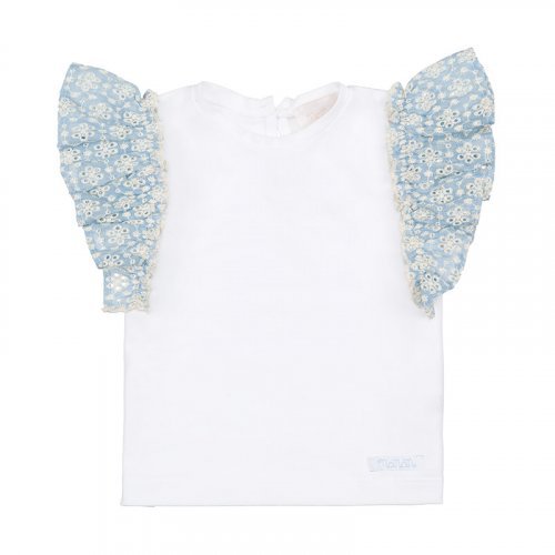 Nanán T-Shirt con frappa azzurra