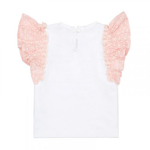 Nanán T-Shirt Con Frappa Rosa