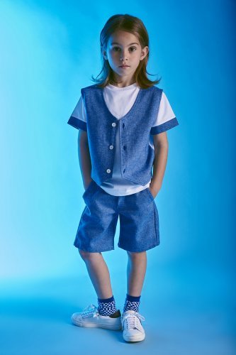 Nanán T-shirt Con Gilet