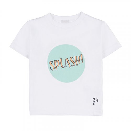 Nanán T-shirt Con Splash Verde