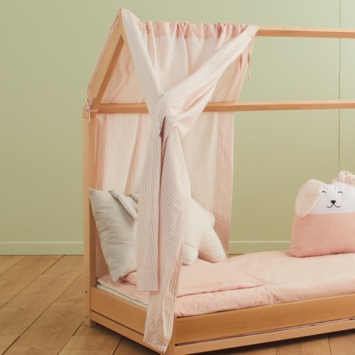 Nanán Tenda Letto Rosa per Lettino Montessori