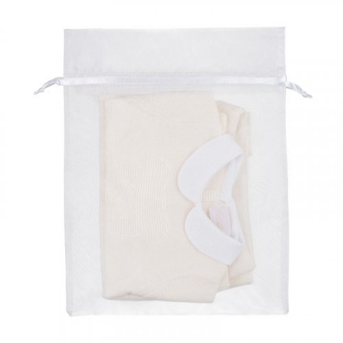 Nanán Tutina 2PZ In Filo Bianco C/Colletto