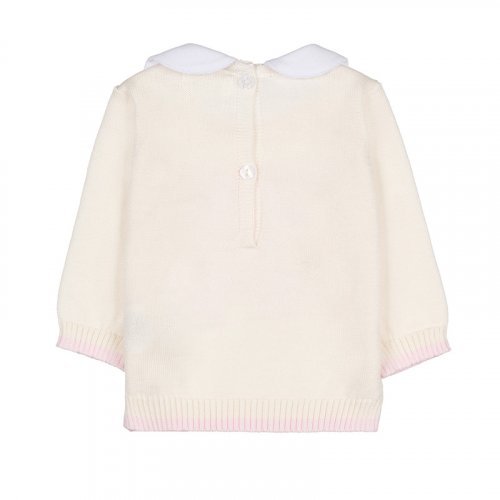 Nanán Tutina 2PZ In Filo Rosa Con Colletto