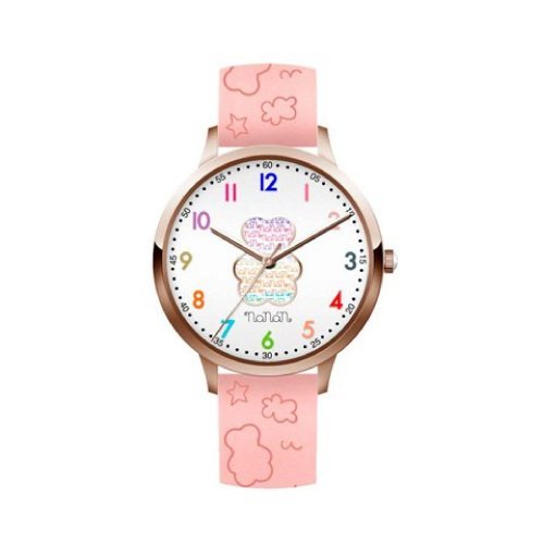 Nanán Orologio Bambino Bianco/Multicolor Cinturino Rosa