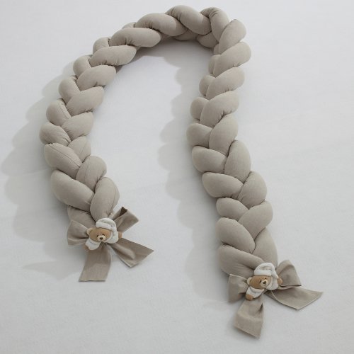 Nanán Riduttore Intrecciato Per Lettino Tato Tortora