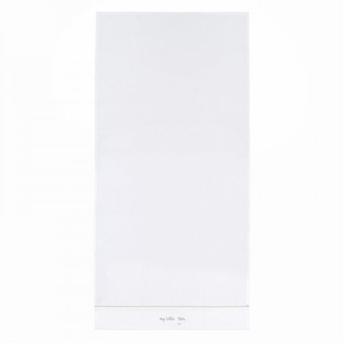 Nanán Set Lenzuola Carrozzina "My Little Star" Ricamo Grigio