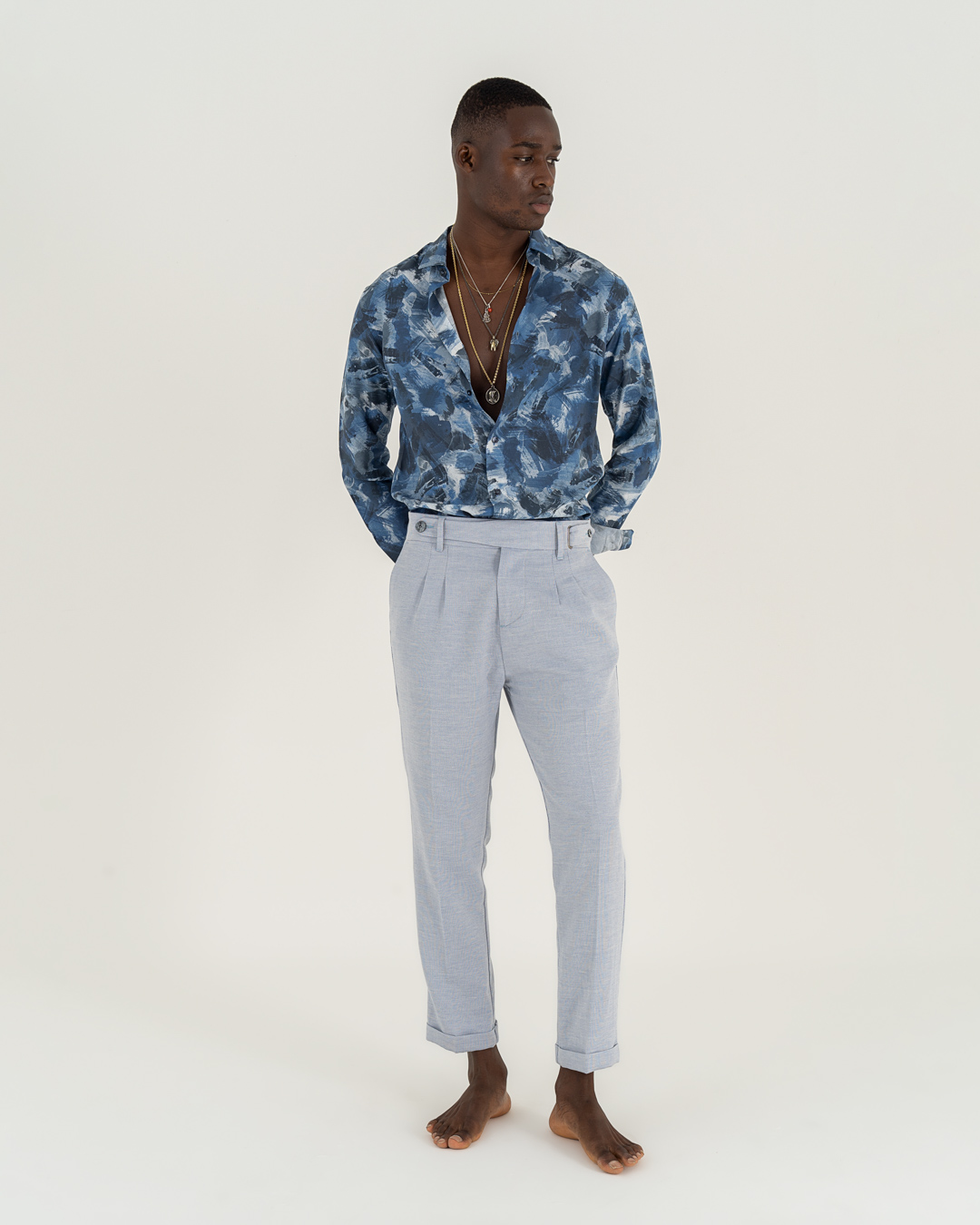 Neill Katter Camicia Blue Shades